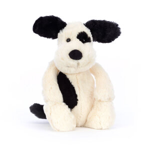 Bashful Rufferty Black & Cream Puppy original