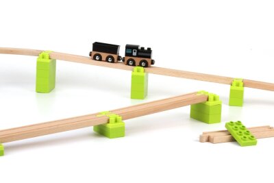 Noppi Eisenbahn - 24 Bausteine für Steigungen