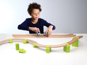 Noppi Eisenbahn - 24 Bausteine für Steigungen
