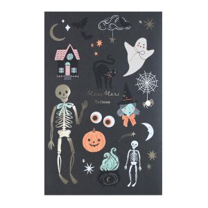 Halloween temporäre Tattoos, gruselig schön von Meri Meri