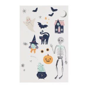 Halloween temporäre Tattoos, gruselig schön von Meri Meri