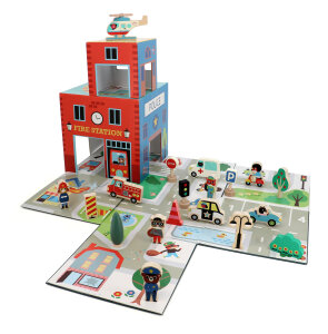 Pop up Spielset Feuerwehr von Vilac