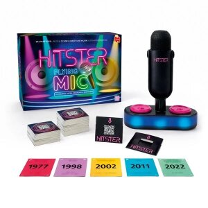 Hitster - Flying Mic - das neuste Partyspiel mit Microfon
