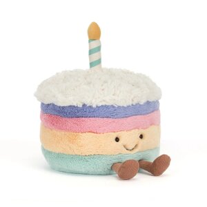 Amusable Rainbow birthday cake