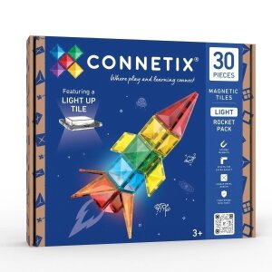 Connetix Magnetbausteine Light Rocket, 30 Teile