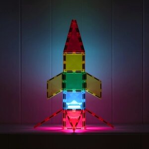 Connetix Magnetbausteine Light Rocket, 30 Teile