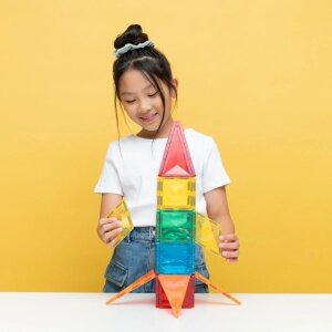 Connetix Magnetbausteine Light Rocket, 30 Teile