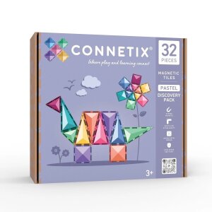 Connetix Magnetbausteine Pastel, Discovery Pack 32 Teile
