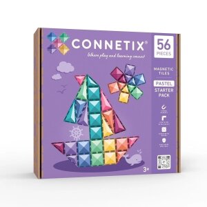 Connetix Magnetbausteine Pastel Starter, 56 Teile