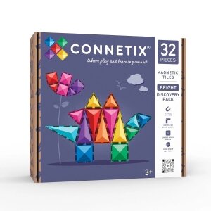 Connetix Magnetbausteine Bright, Discovery Pack, 32 Teile