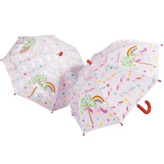 Regenschirm mit Einhornmotiven